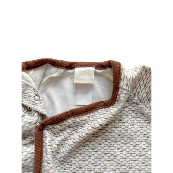 Tea Collection Footie Sleeper Pajamas Size 0-3m - Picture 4 of 4